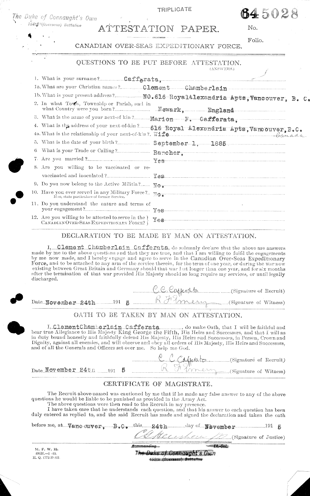 Personnel Records of the First World War - CEF 000194a
