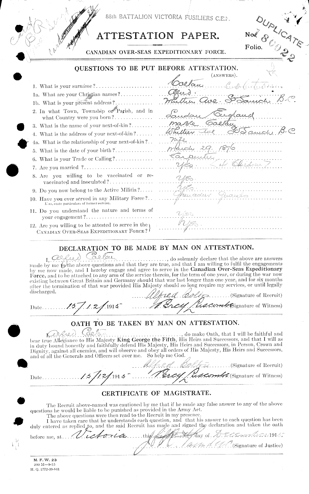 Personnel Records of the First World War - CEF 042432a