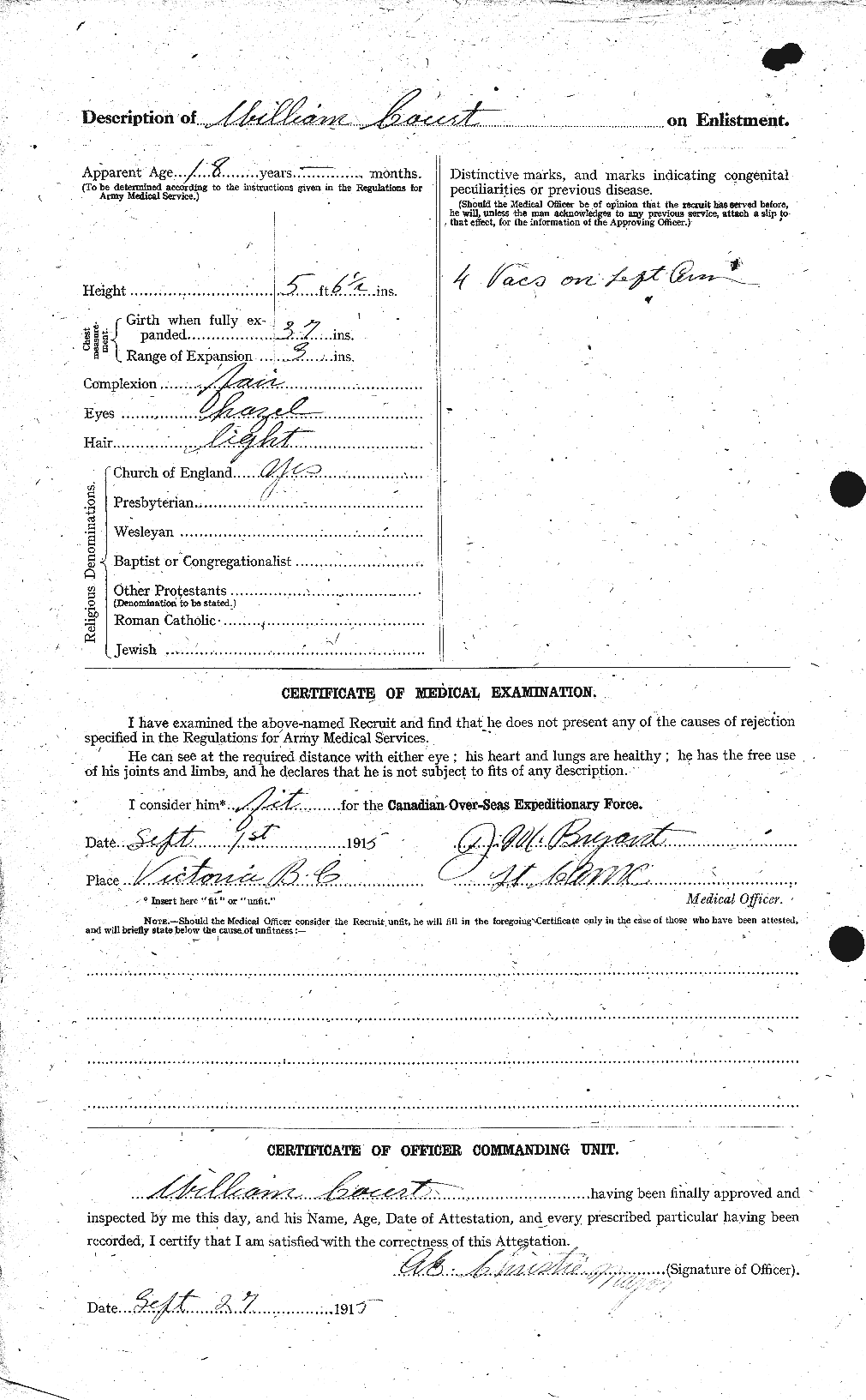 Personnel Records of the First World War - CEF 061417b