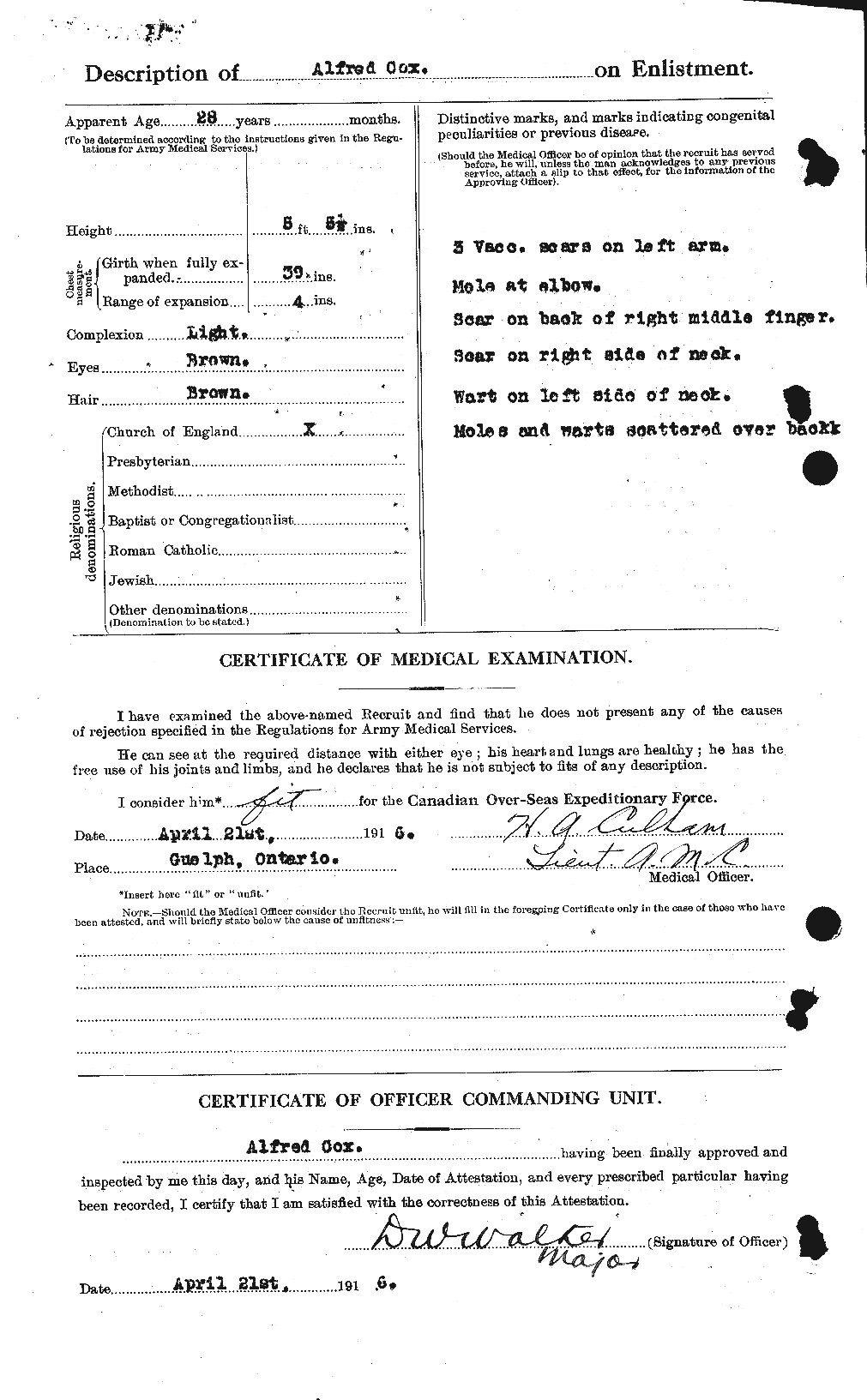 Personnel Records of the First World War - CEF 074066b