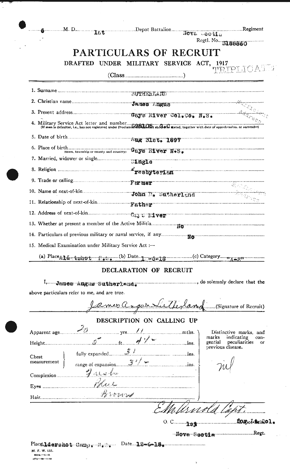 Personnel Records of the First World War - CEF 124757a