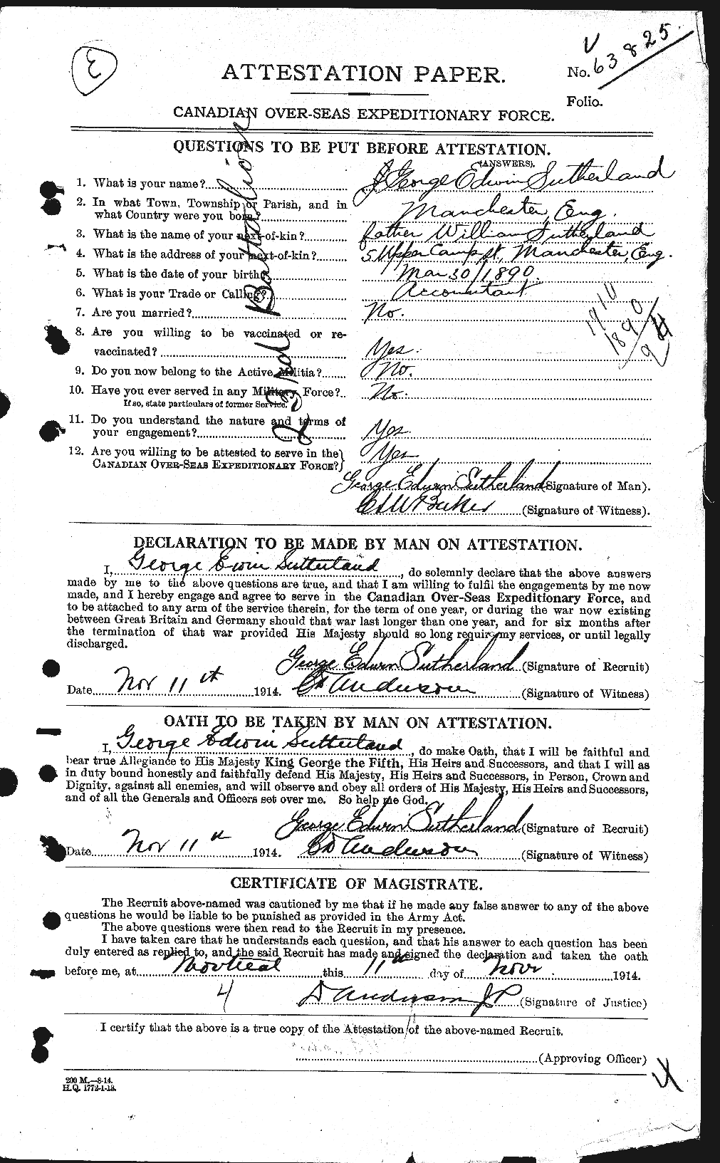 Personnel Records of the First World War - CEF 124848a