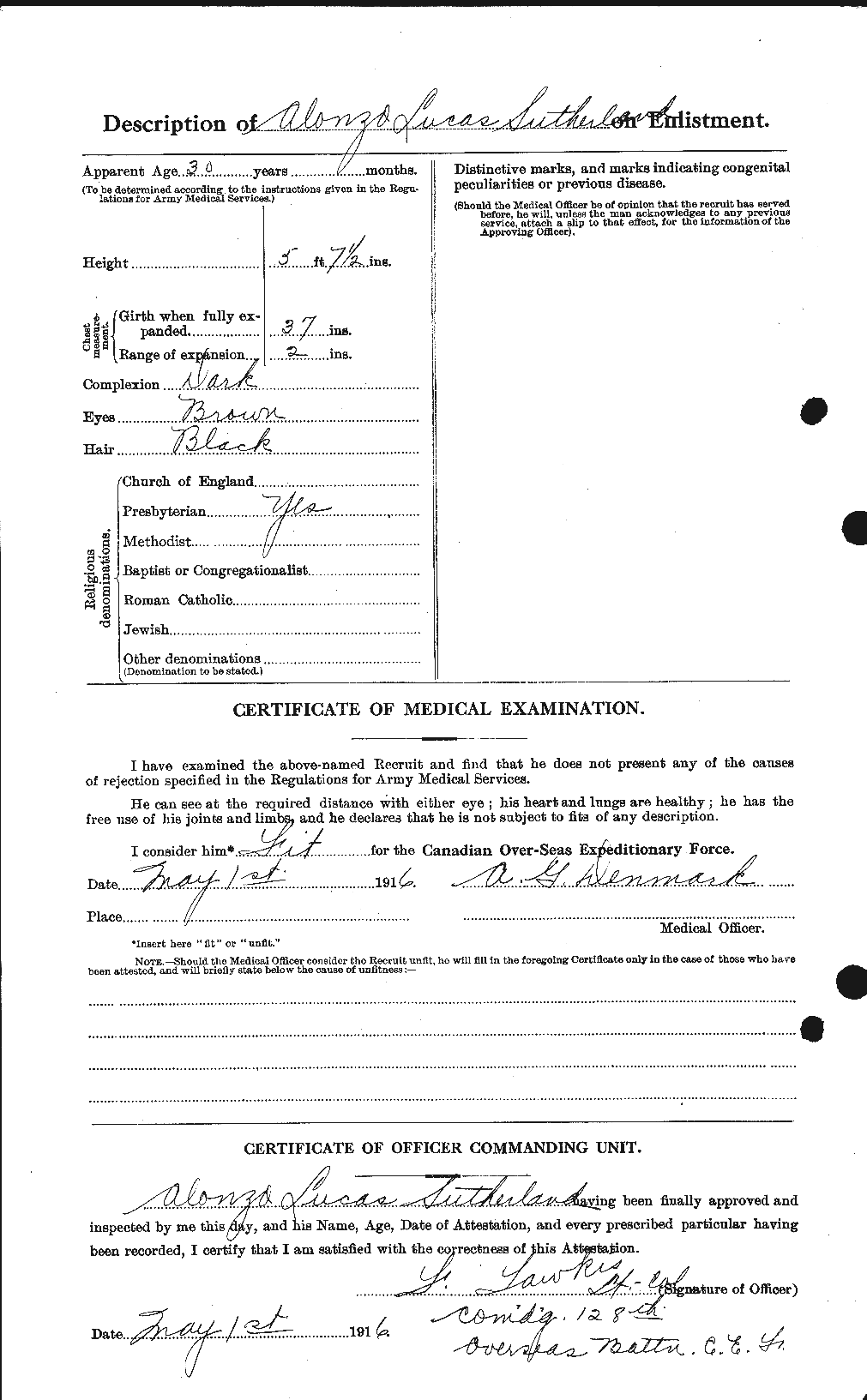 Personnel Records of the First World War - CEF 125333b