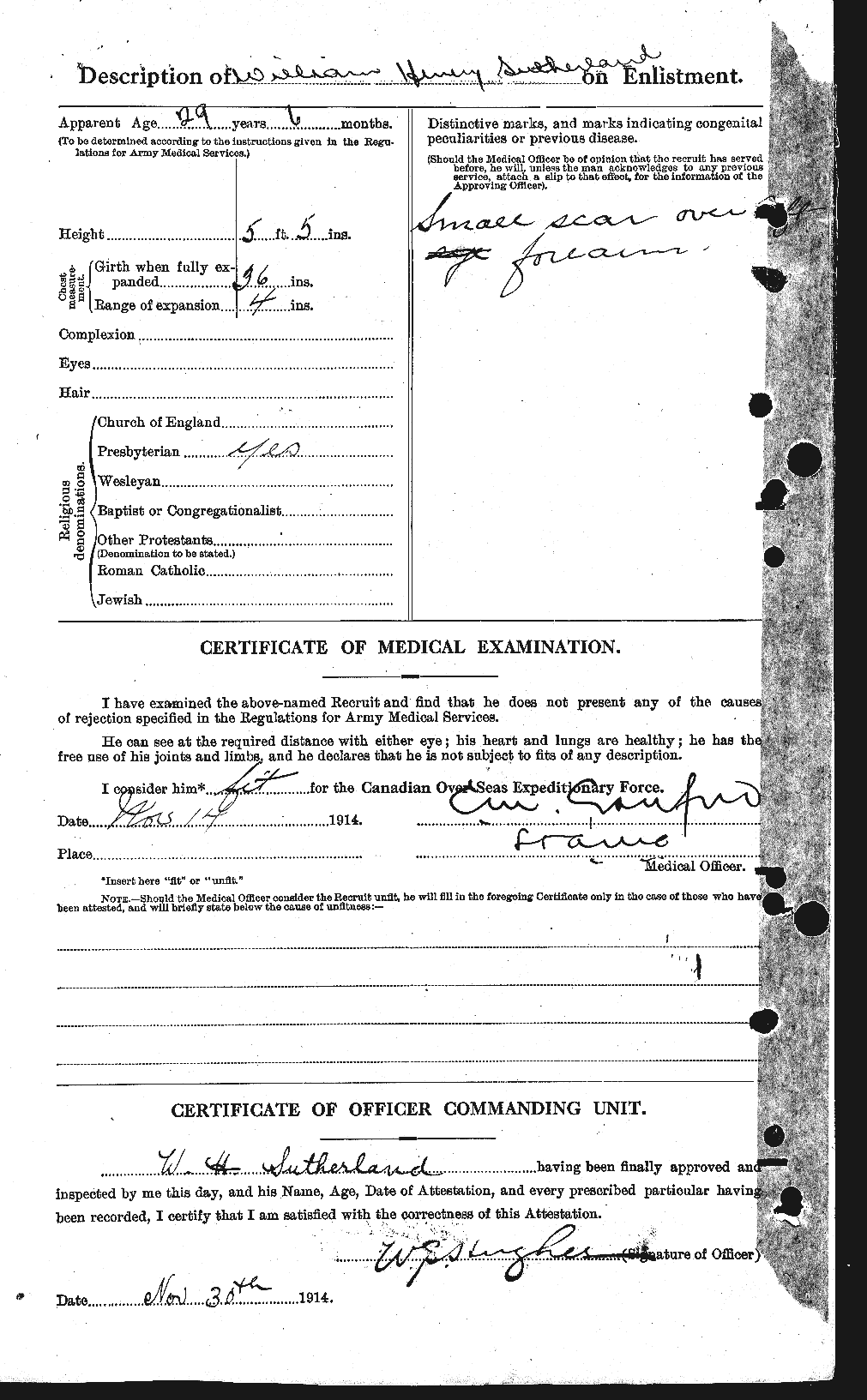 Personnel Records of the First World War - CEF 126425b