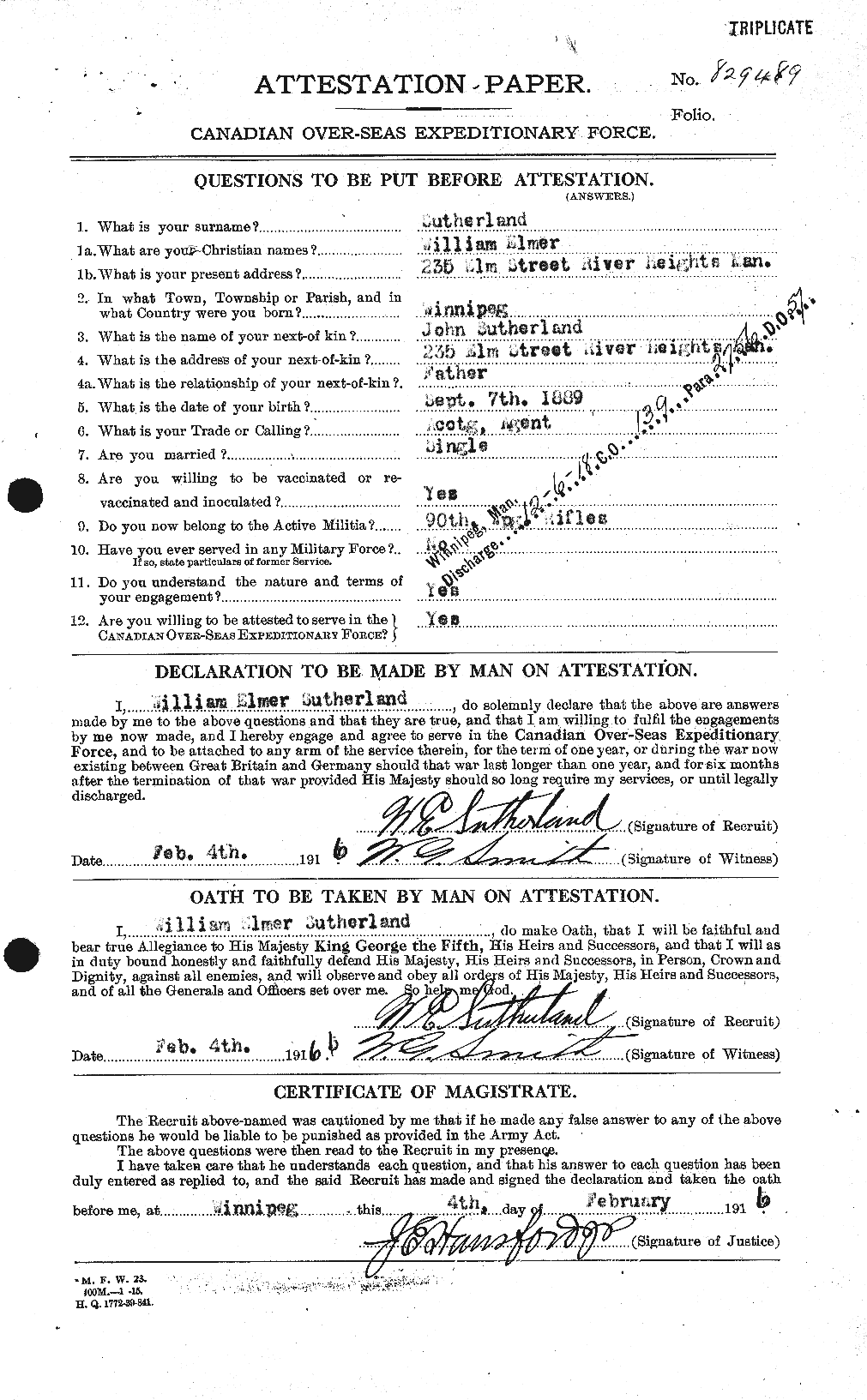 Personnel Records of the First World War - CEF 126435a