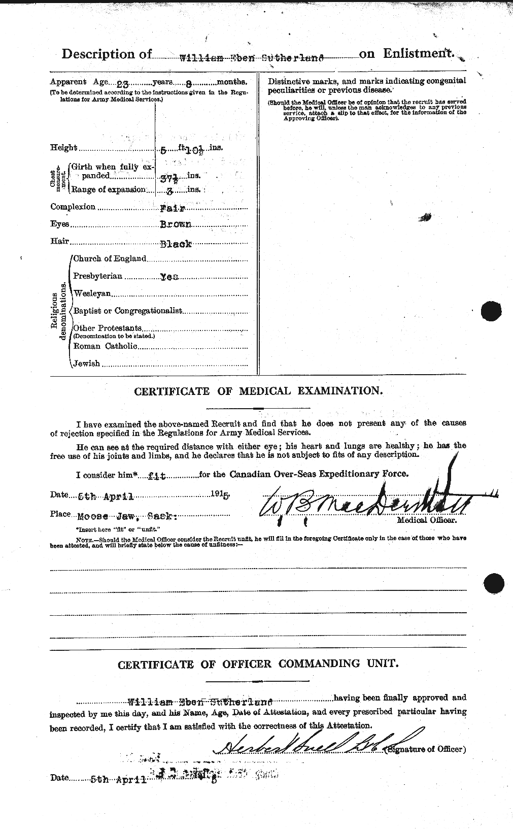 Personnel Records of the First World War - CEF 126437b