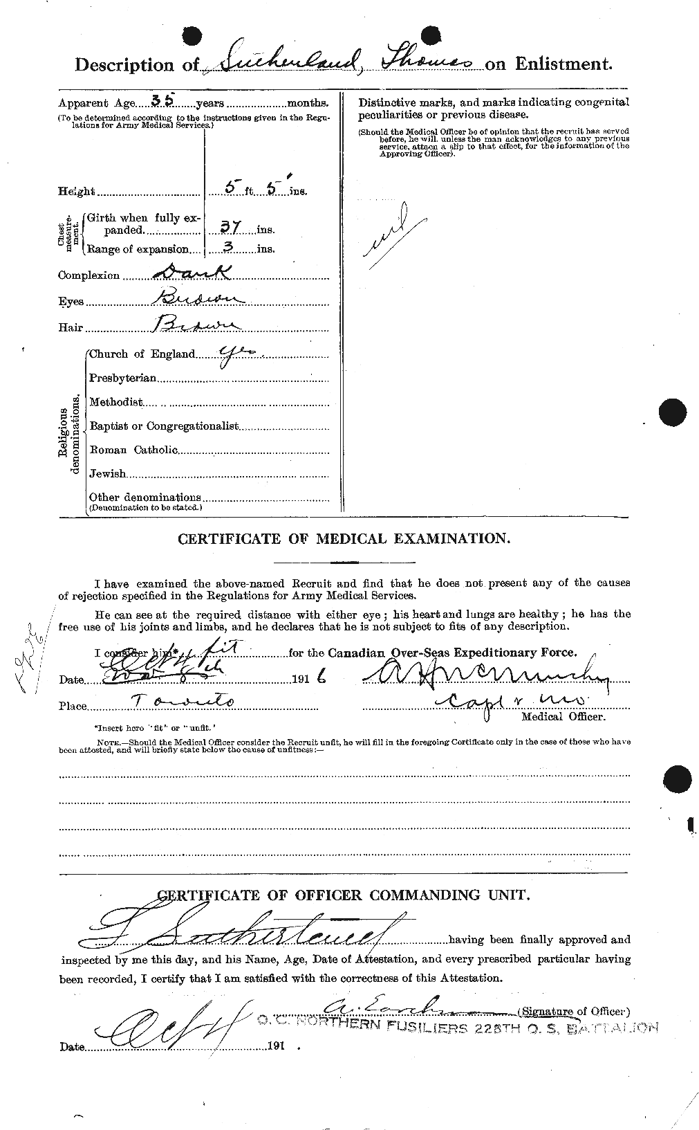 Personnel Records of the First World War - CEF 126554b