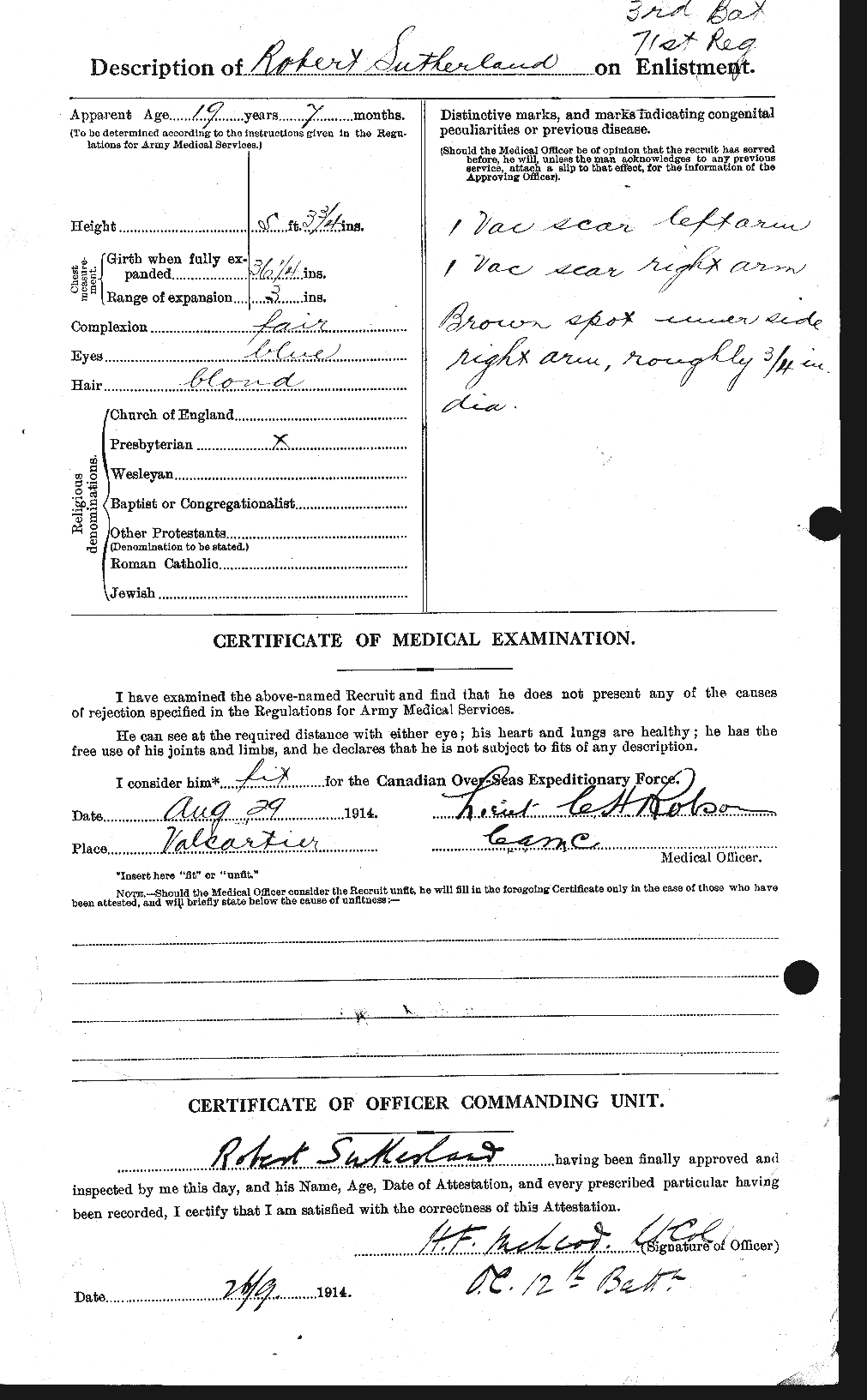 Personnel Records of the First World War - CEF 126812b