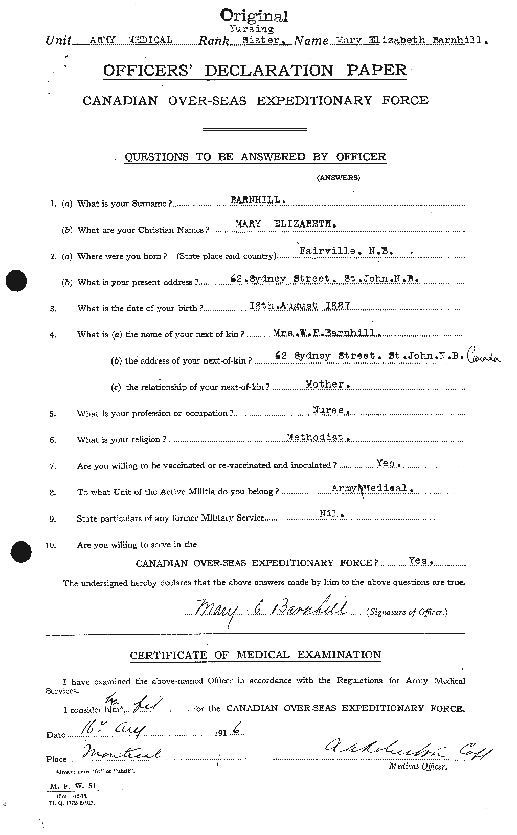 Personnel Records of the First World War - CEF 222799a