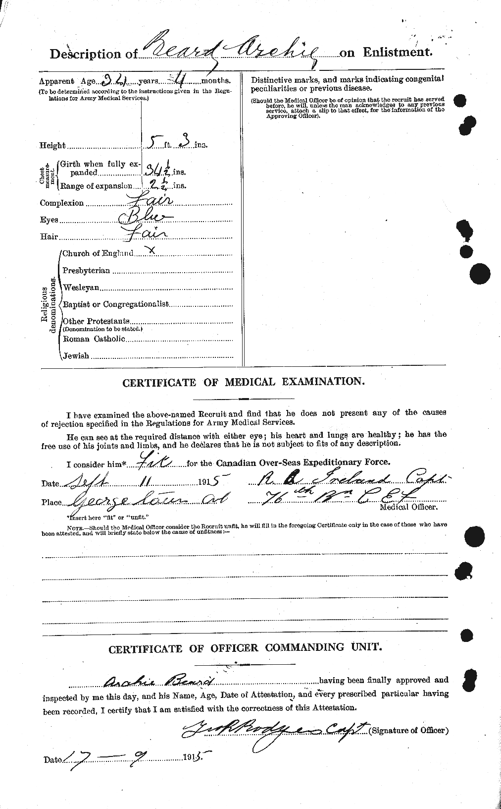 Personnel Records of the First World War - CEF 230242b