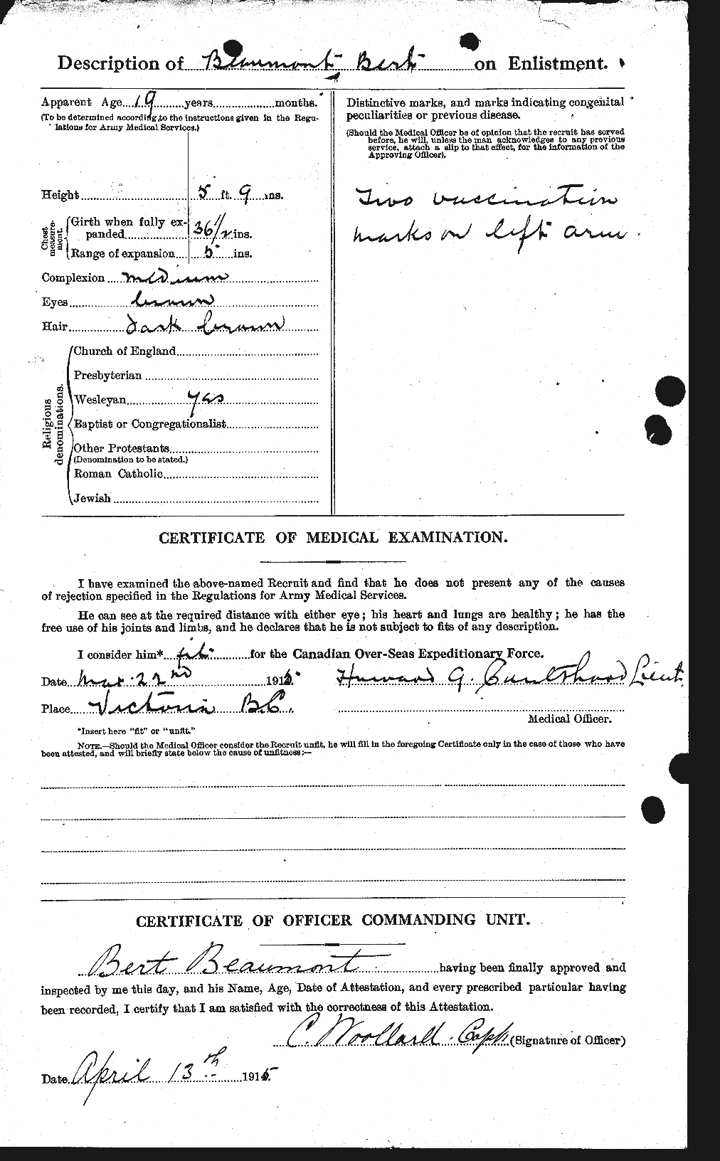 Personnel Records of the First World War - CEF 231647b