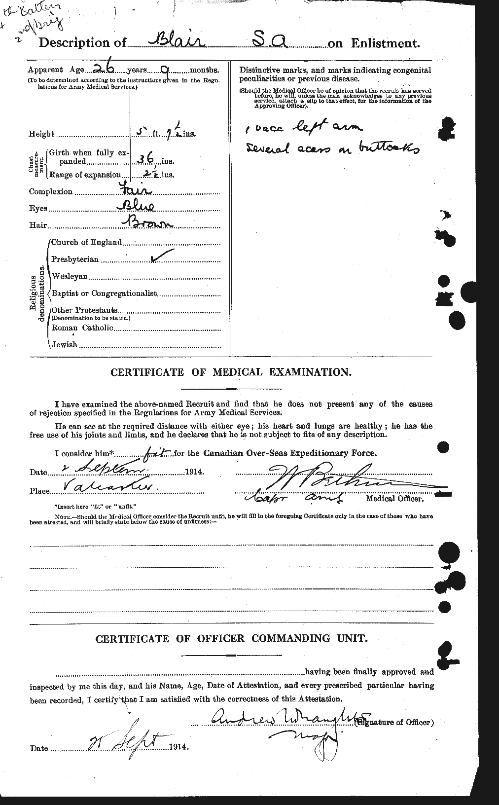 Personnel Records of the First World War - CEF 243151b