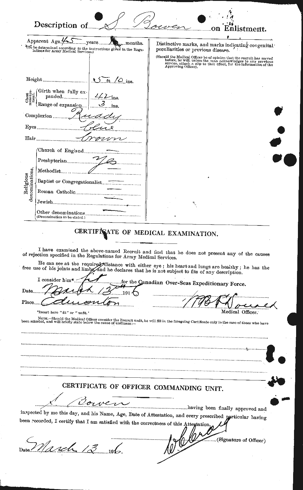 Personnel Records of the First World War - CEF 255472b