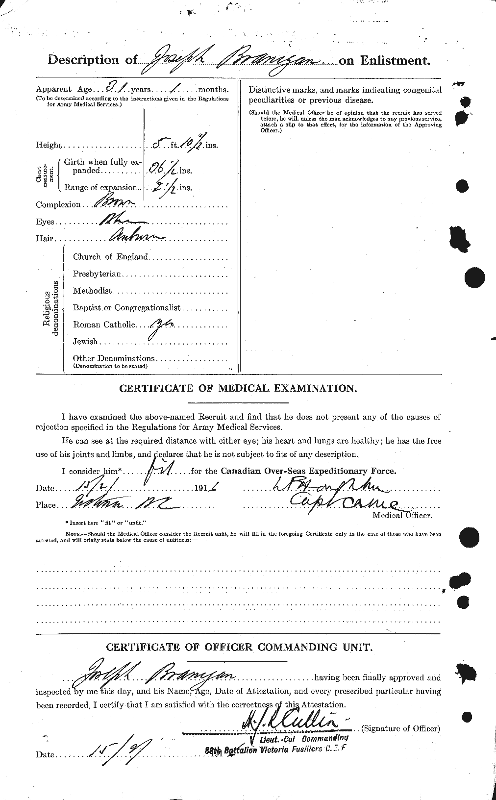 Personnel Records of the First World War - CEF 257751b
