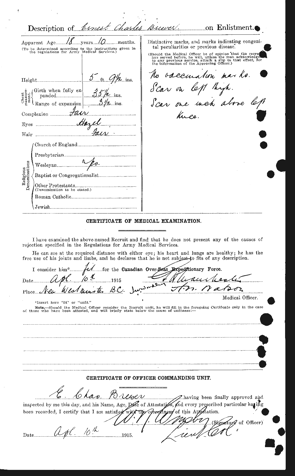 Personnel Records of the First World War - CEF 258948b