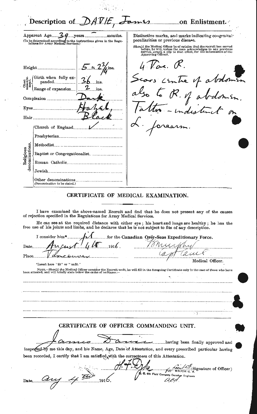 Personnel Records of the First World War - CEF 278827b