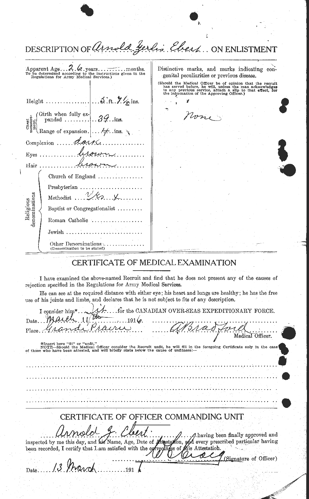 Personnel Records of the First World War - CEF 309140b
