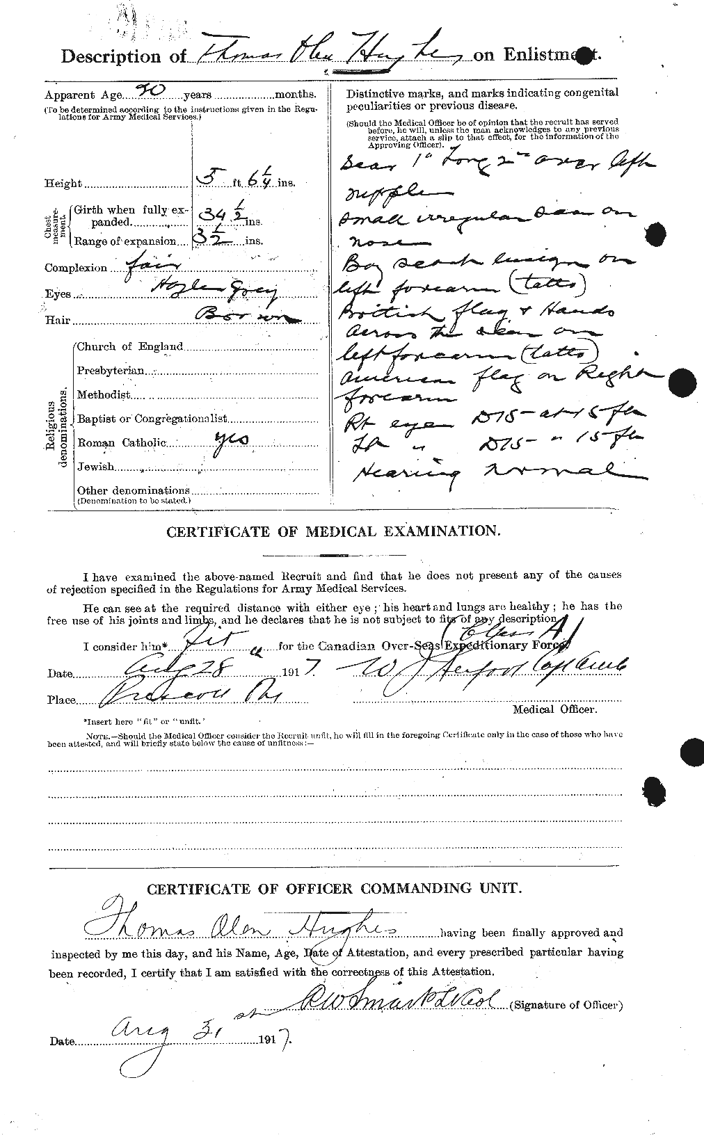 Personnel Records of the First World War - CEF 405842b