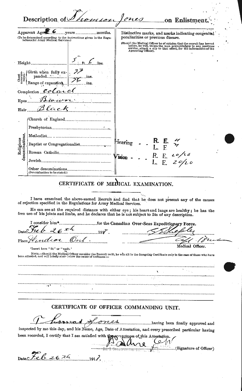Personnel Records of the First World War - CEF 426665b