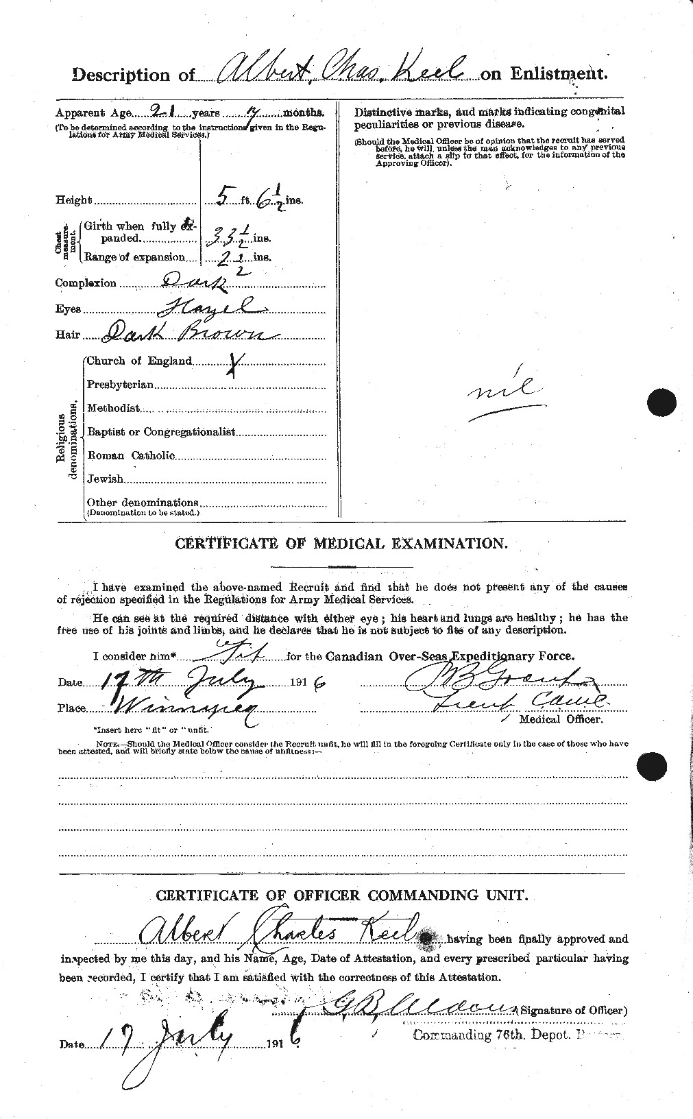 Personnel Records of the First World War - CEF 427748b