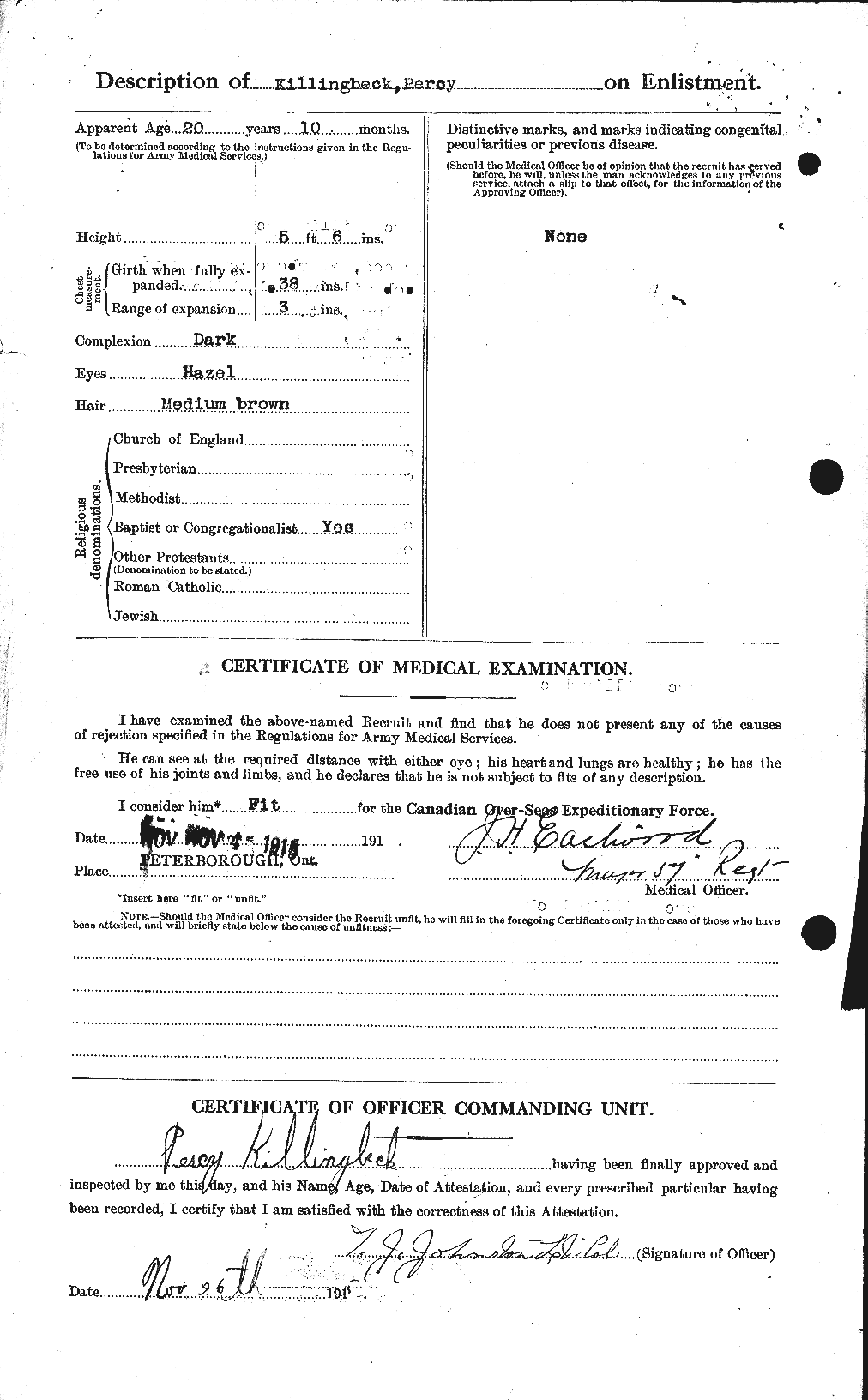 Personnel Records of the First World War - CEF 434079b