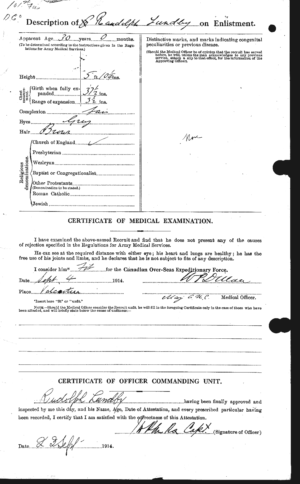 Personnel Records of the First World War - CEF 473272b