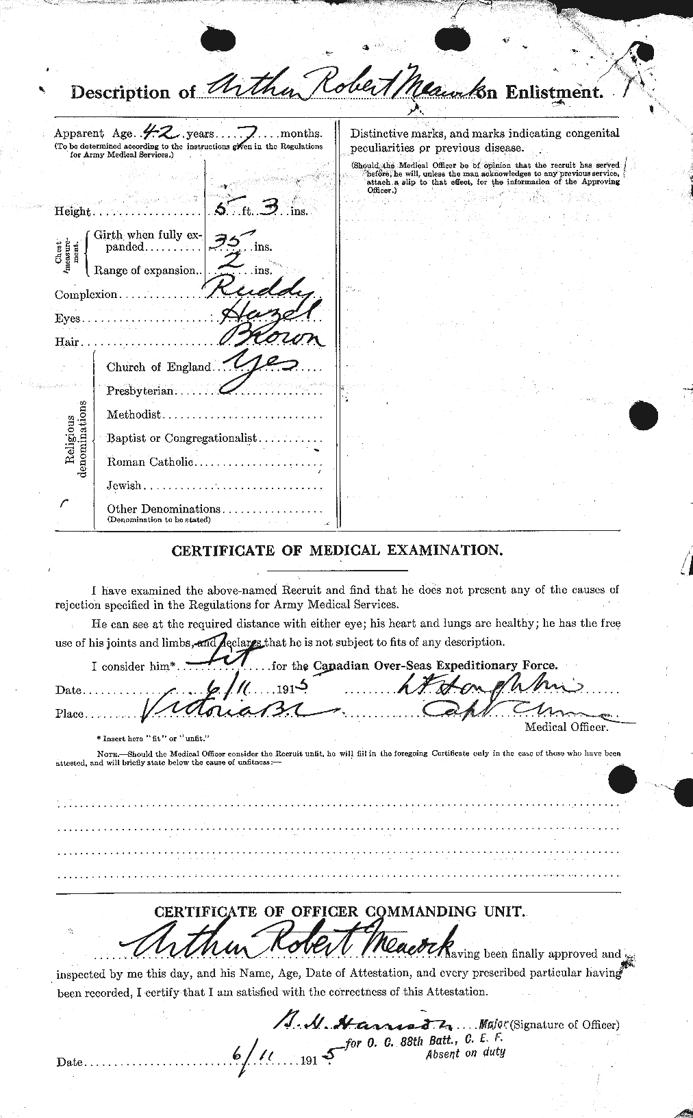 Personnel Records of the First World War - CEF 488286b