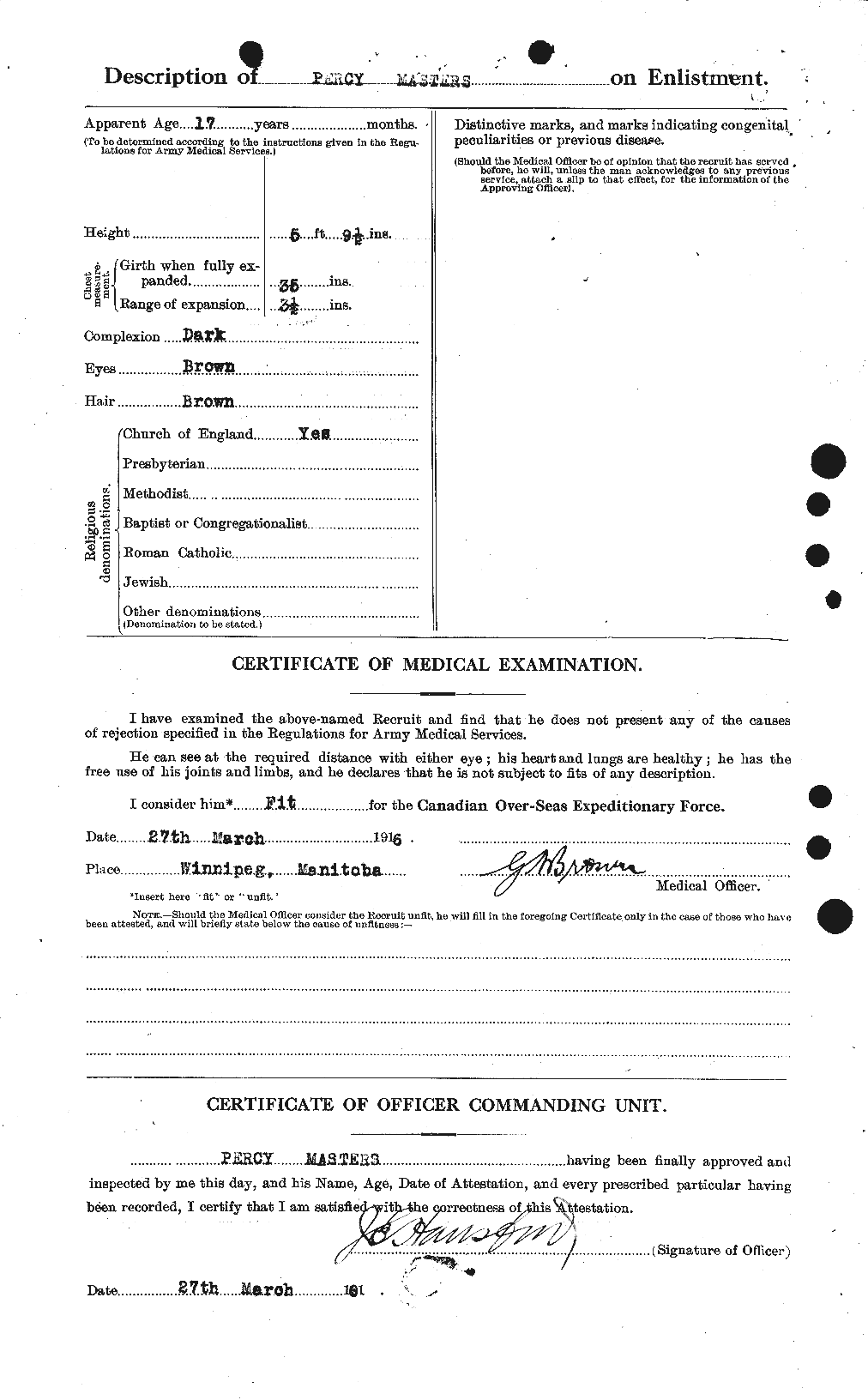 Personnel Records of the First World War - CEF 488449b