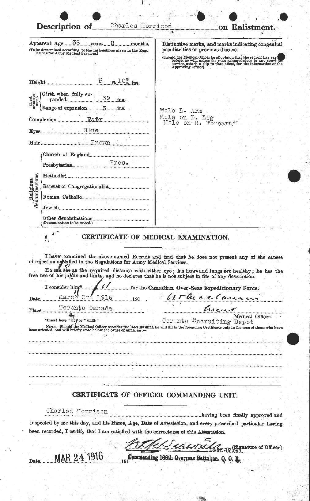 Personnel Records of the First World War - CEF 505343b