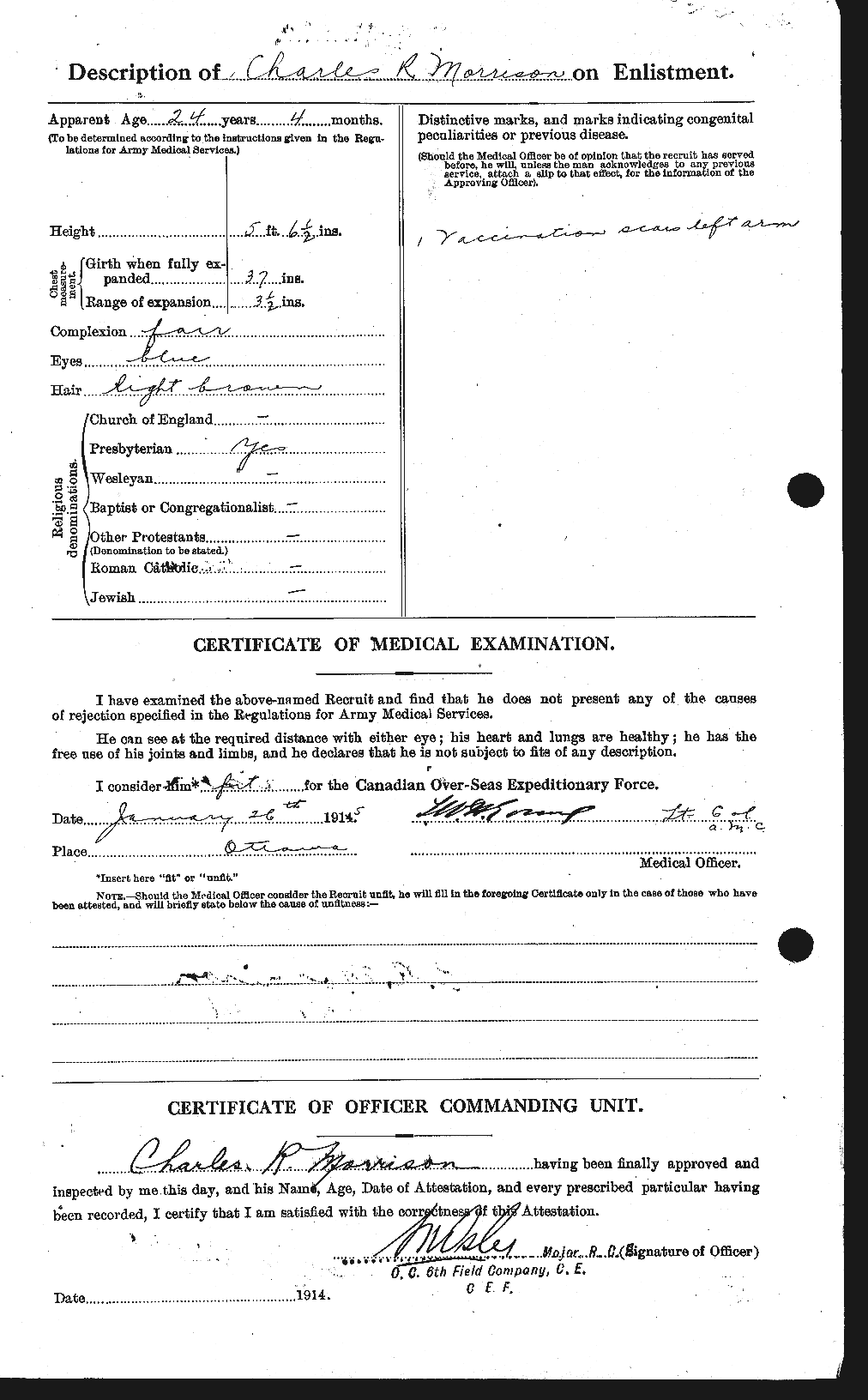 Personnel Records of the First World War - CEF 505367b