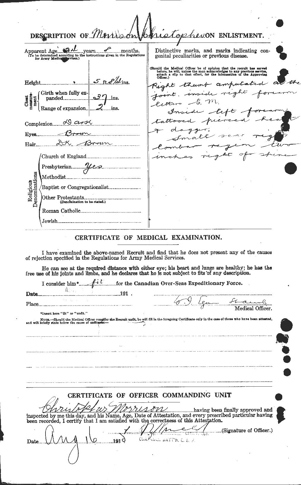 Personnel Records of the First World War - CEF 505372b