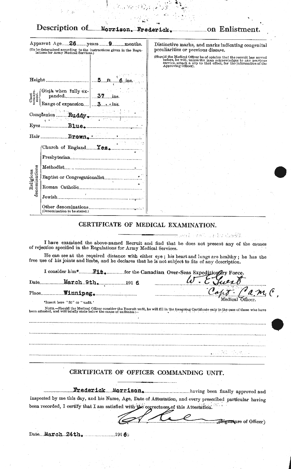 Personnel Records of the First World War - CEF 505558b