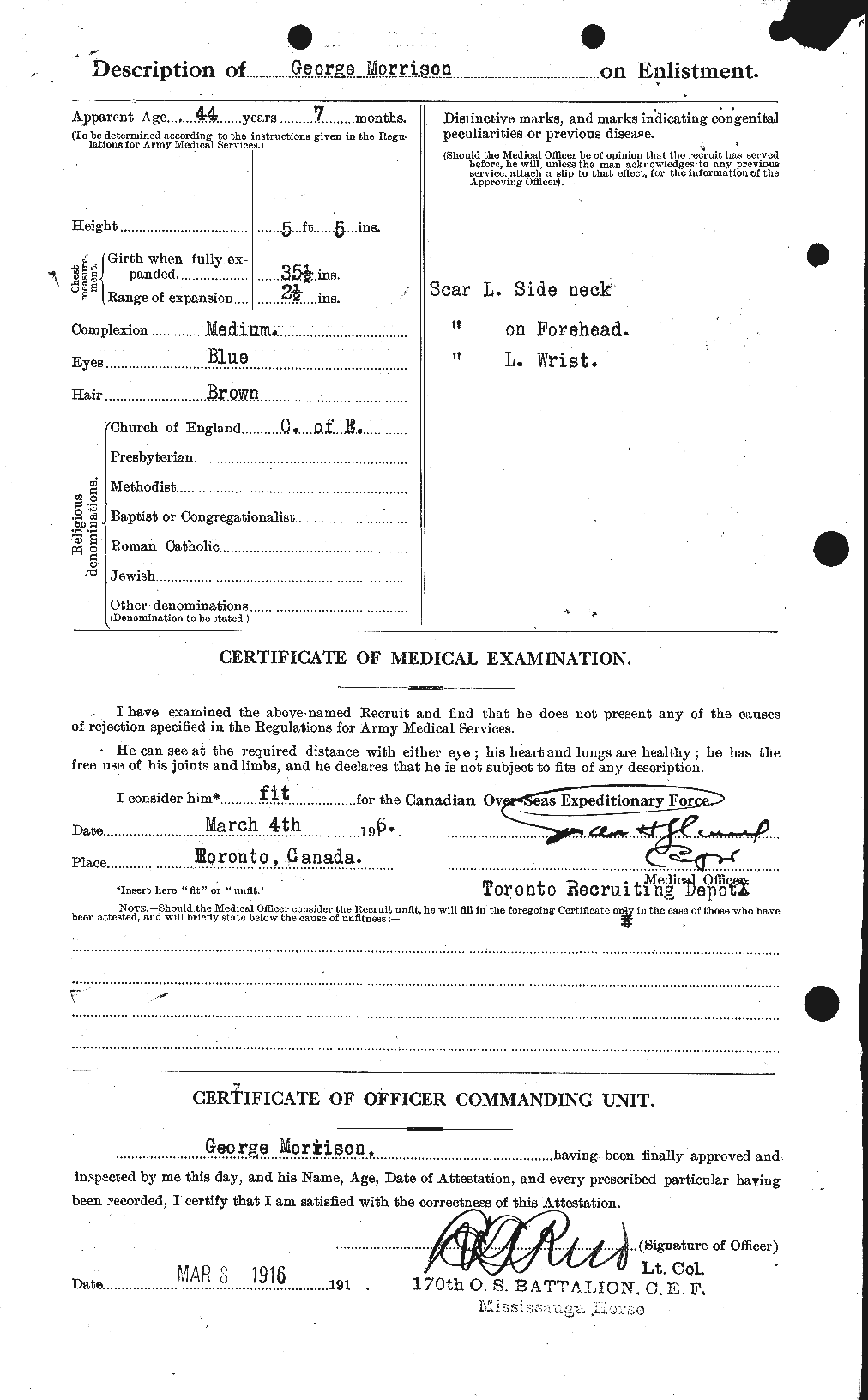 Personnel Records of the First World War - CEF 506783b