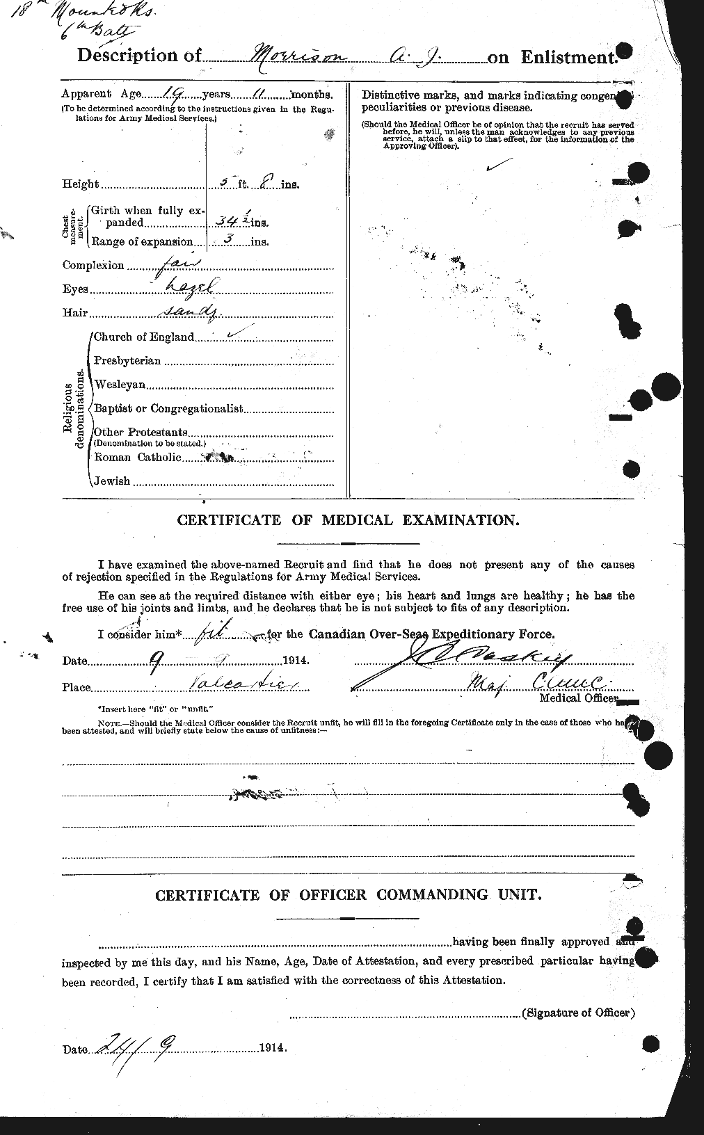 Personnel Records of the First World War - CEF 506917b