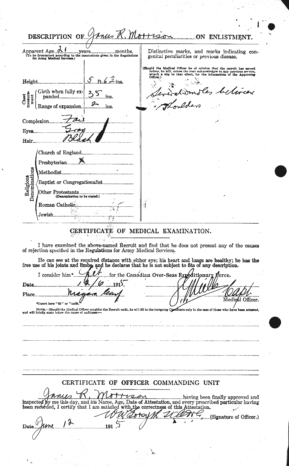 Personnel Records of the First World War - CEF 506947b