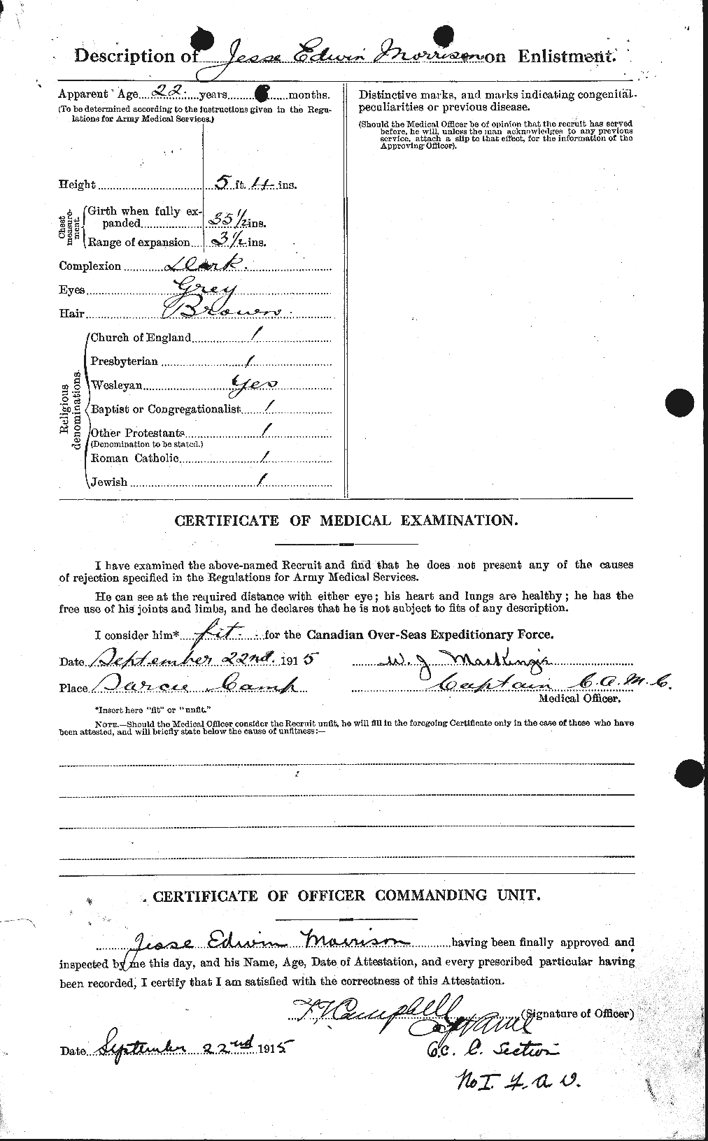 Personnel Records of the First World War - CEF 506956b