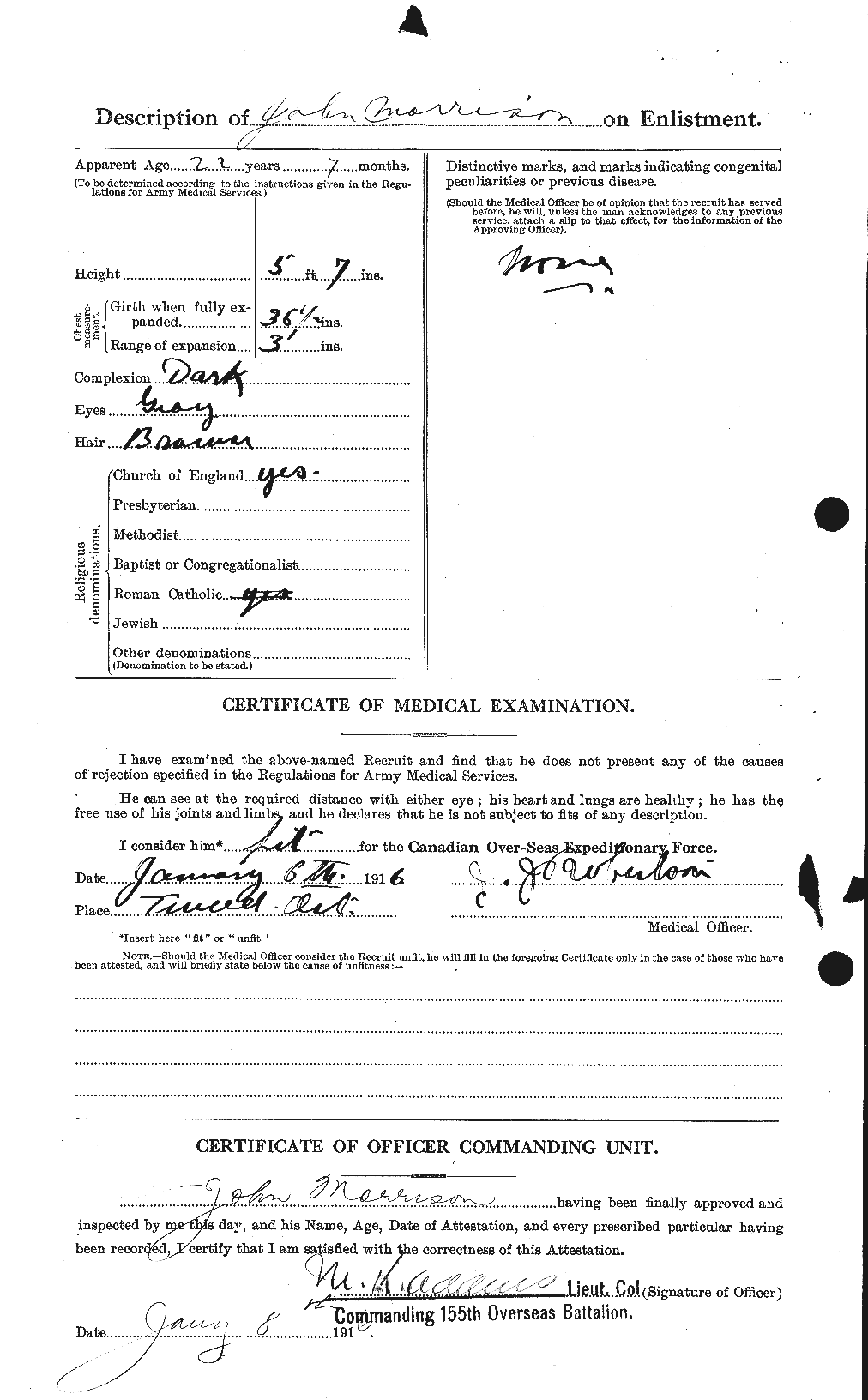 Personnel Records of the First World War - CEF 506961b