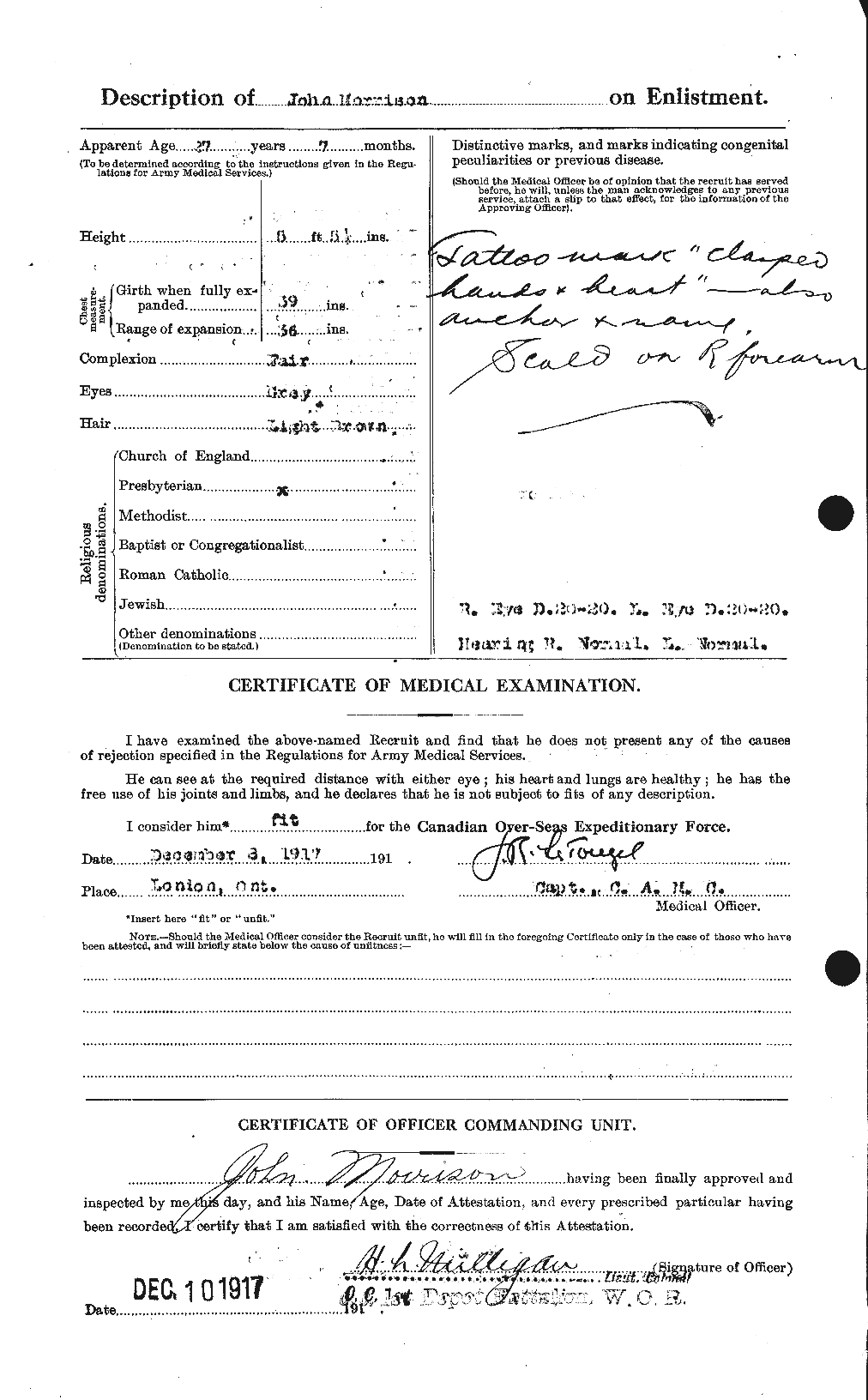 Personnel Records of the First World War - CEF 506982b