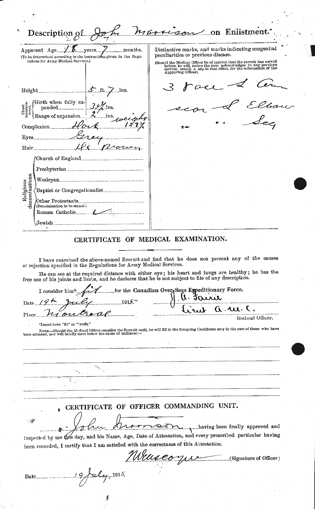 Personnel Records of the First World War - CEF 506998b