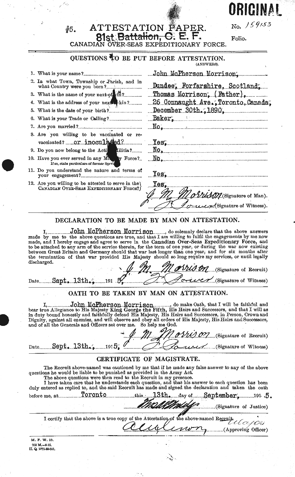 Personnel Records of the First World War - CEF 507059a