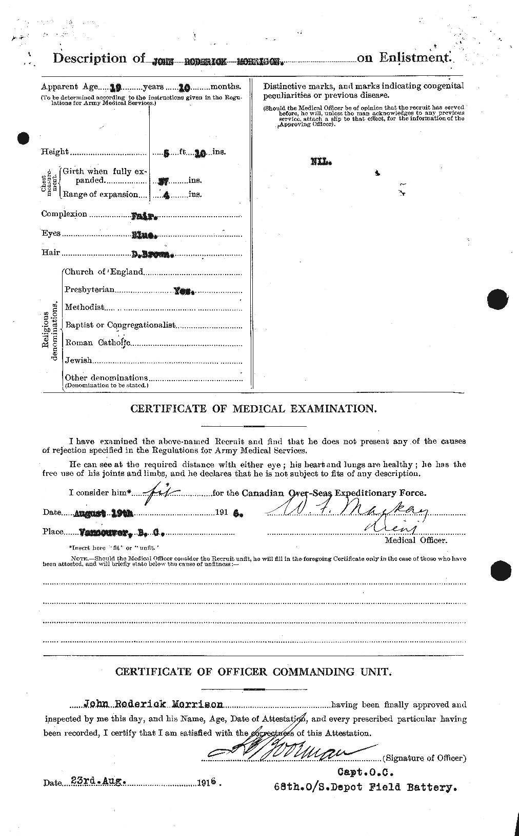 Personnel Records of the First World War - CEF 507069b