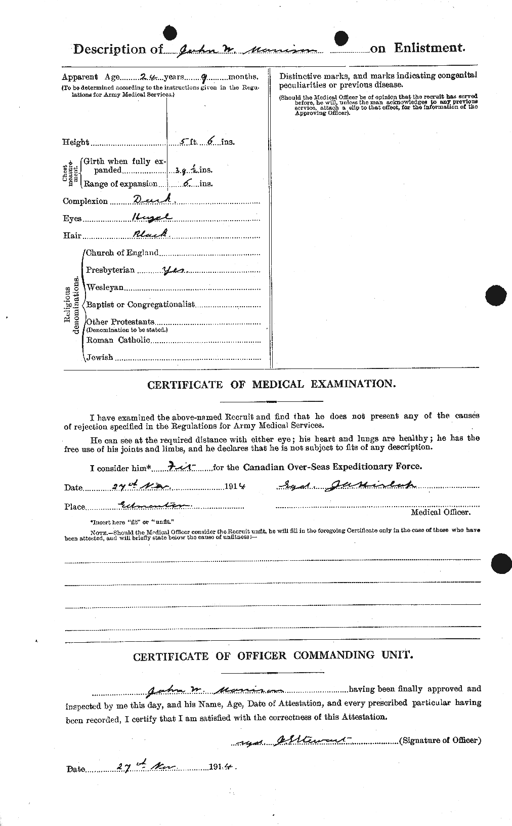 Personnel Records of the First World War - CEF 507077b