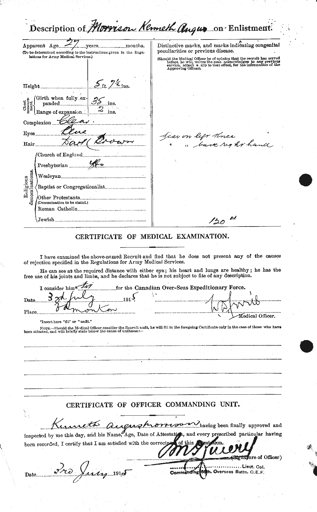 Personnel Records of the First World War - CEF 507113b