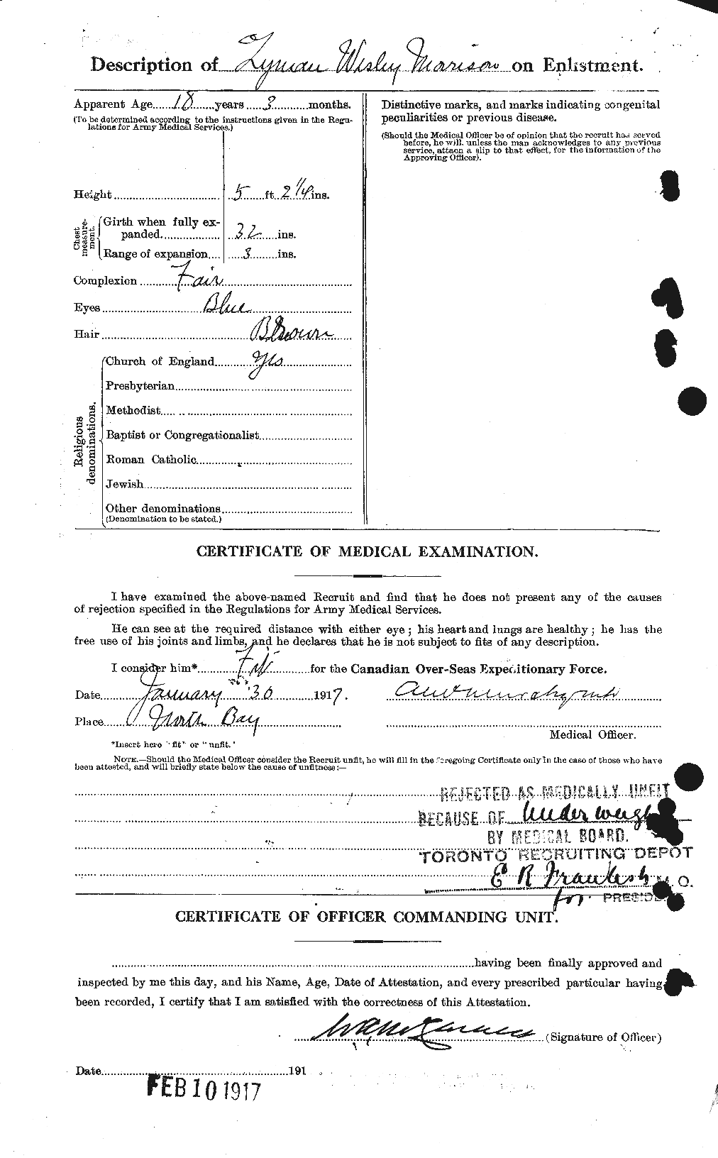 Personnel Records of the First World War - CEF 507148b