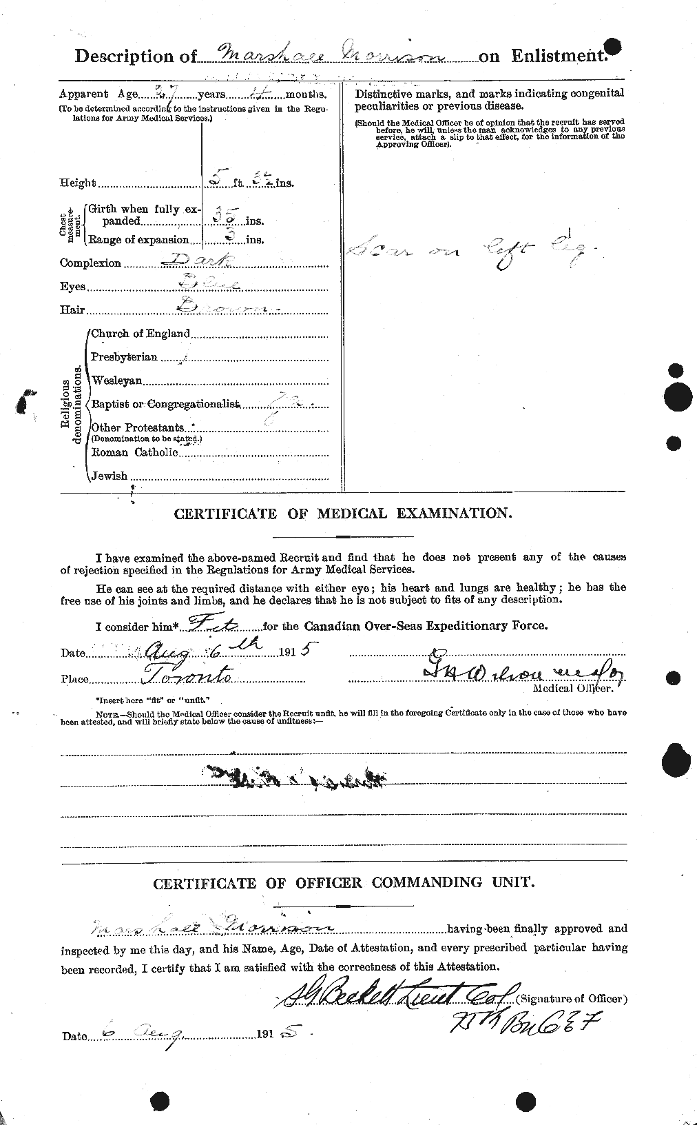 Personnel Records of the First World War - CEF 508993b