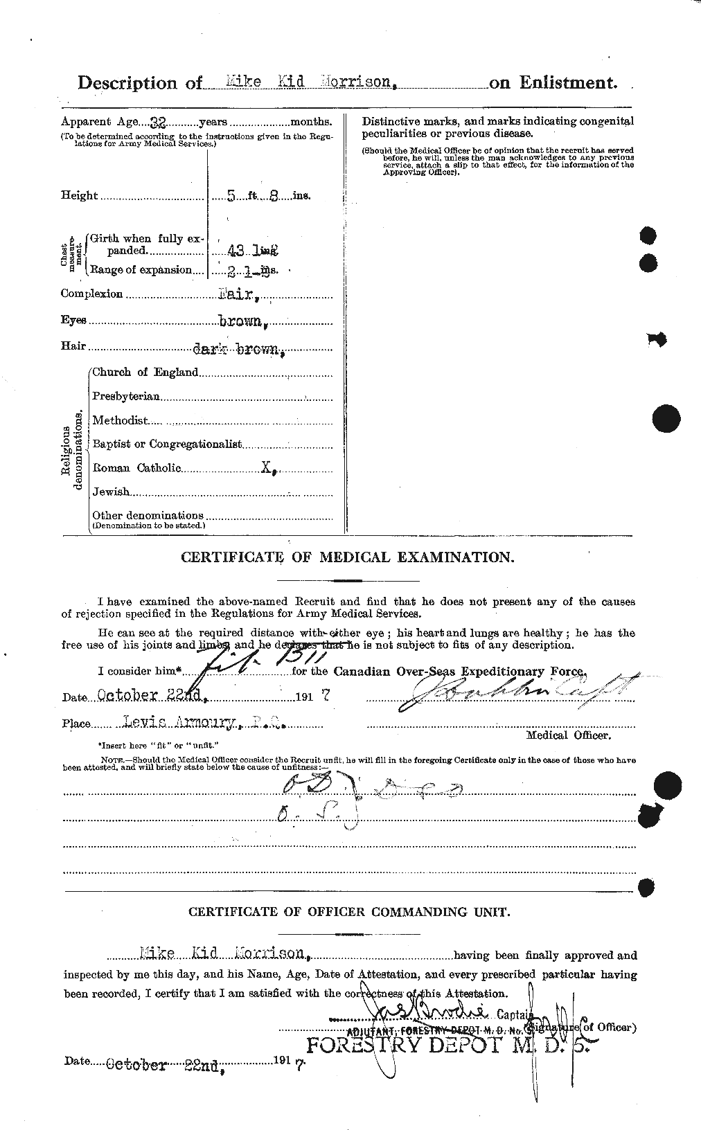 Personnel Records of the First World War - CEF 509004b