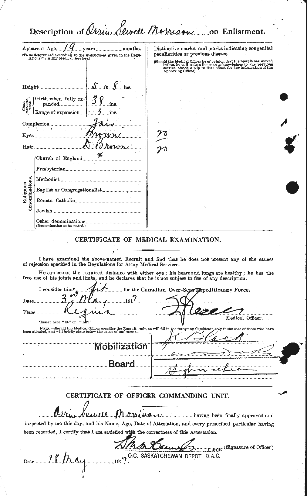 Personnel Records of the First World War - CEF 509043b