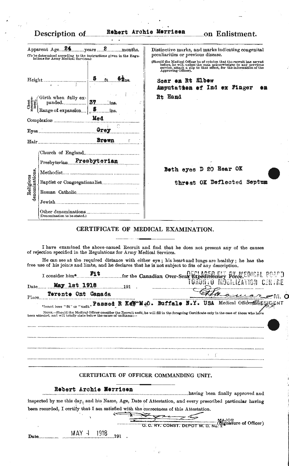 Personnel Records of the First World War - CEF 509097b