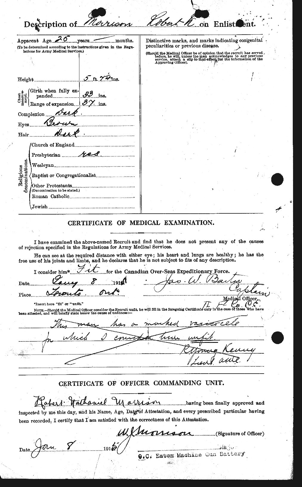 Personnel Records of the First World War - CEF 509101b