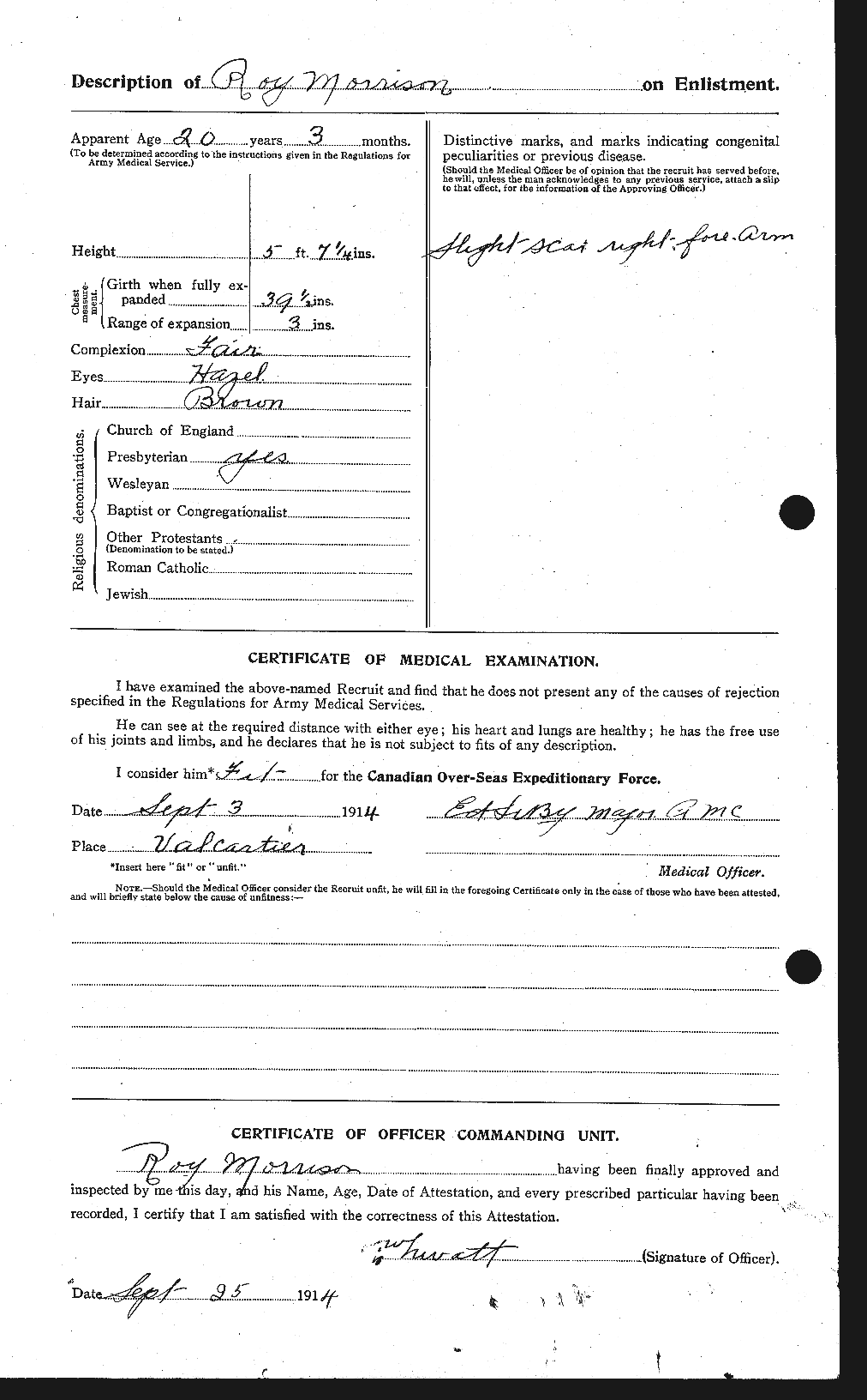 Personnel Records of the First World War - CEF 509131b